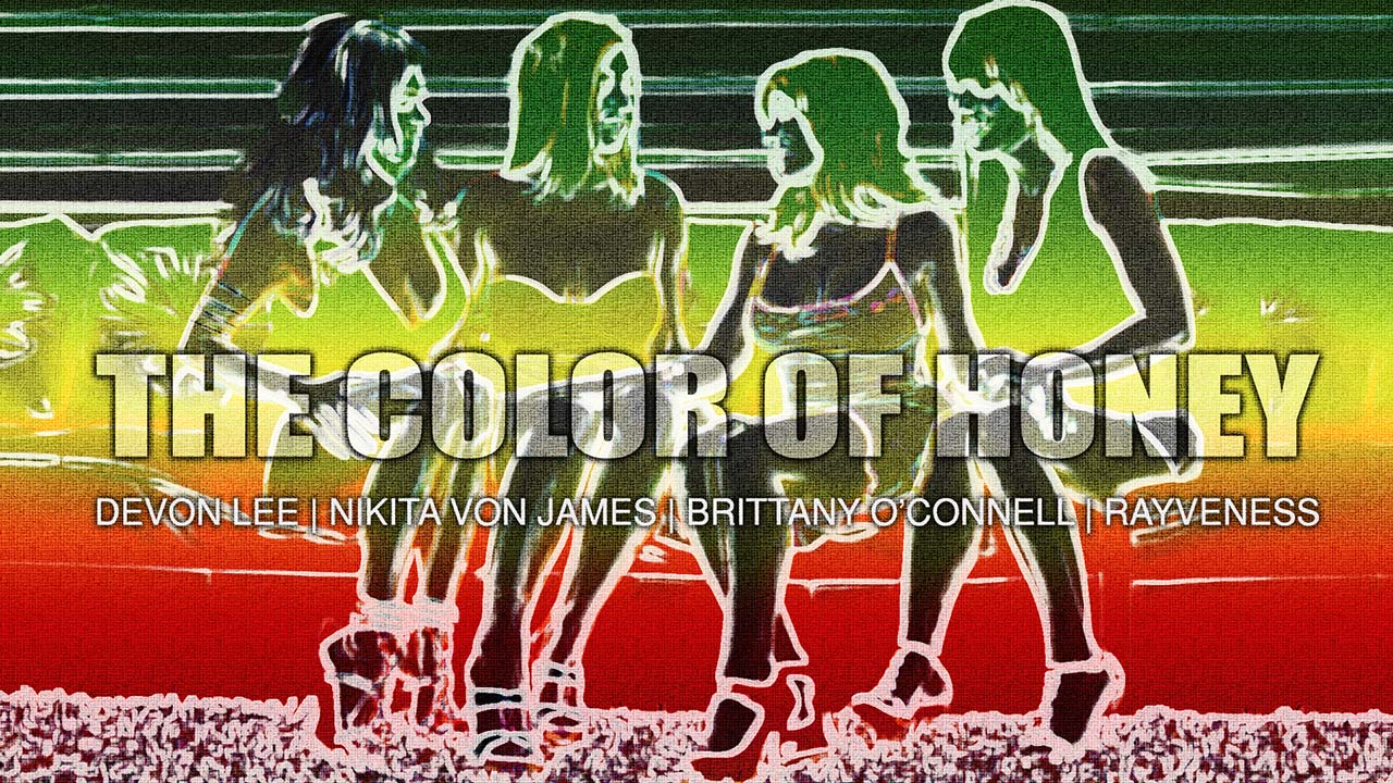 Devon Lee, Nikita Von James, Brittany O'Connell, and Rayveness ... in 1960's style
